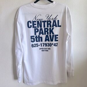 ZARA EMBROIDERED TEXT T-SHIRT